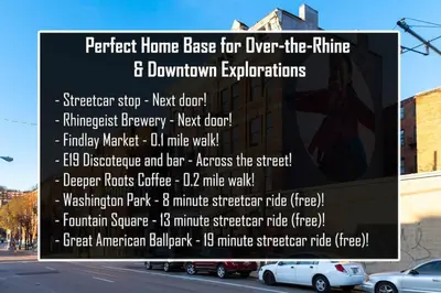 a billboard on the side of a street at SWIZZLE Explore OTR and Downtown from Rhinegeist in Cincinnati