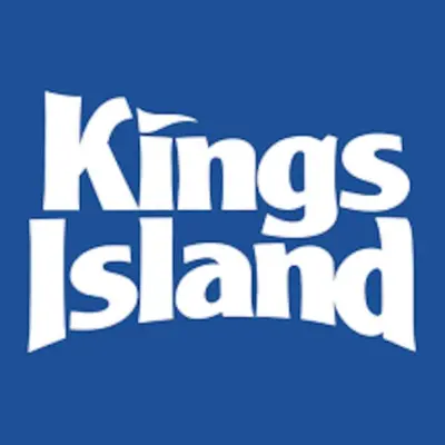 a sign that says kings island in white on a blue background at Brand NEW home among the Nook in Hamilton, Ohio in Hamilton