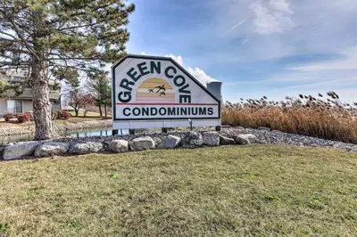 a sign for a sign for a home at Quaint Couples Escape Pool, Near Lake Erie! in Oak Harbor